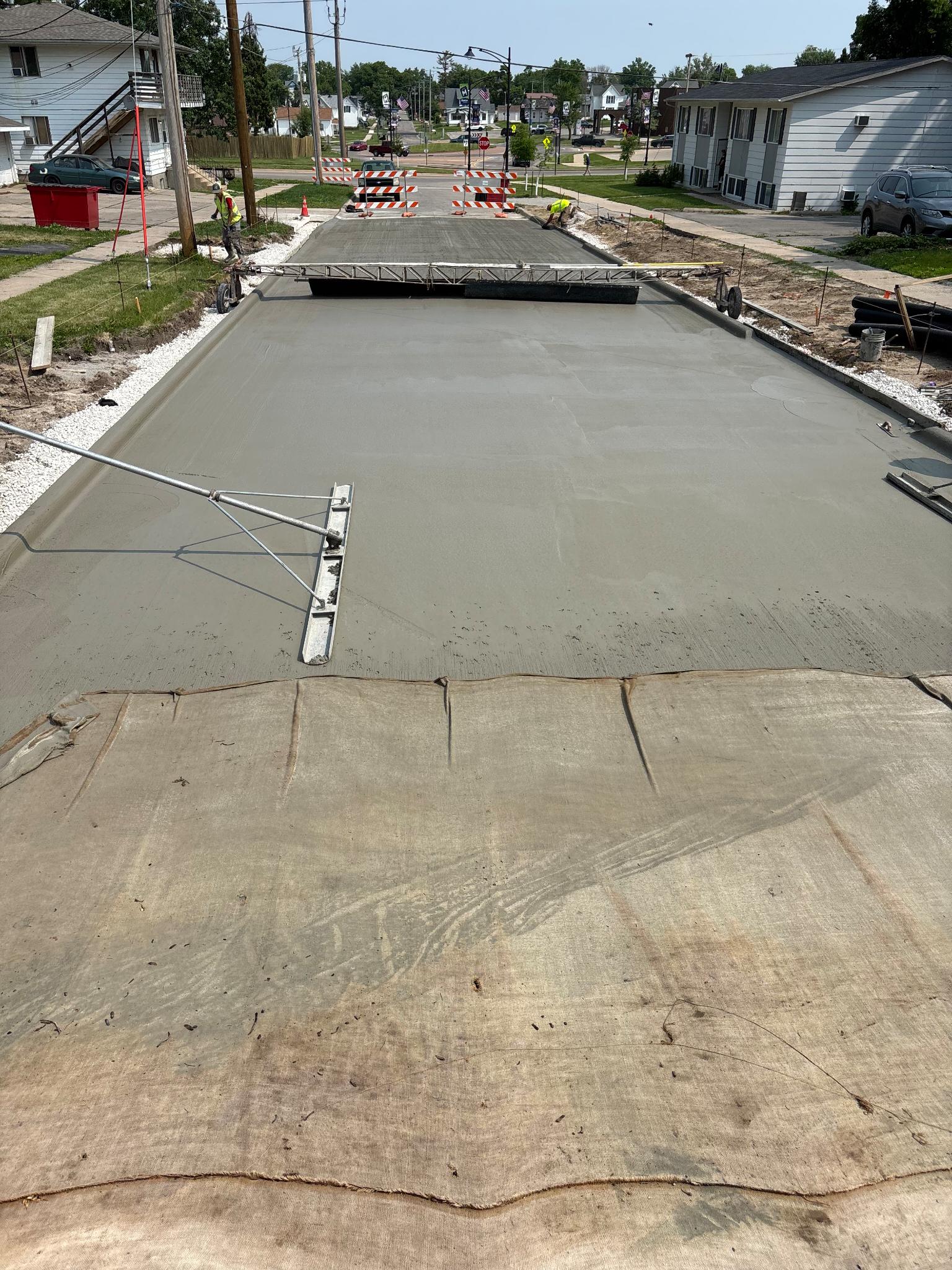 Asphalt paving project