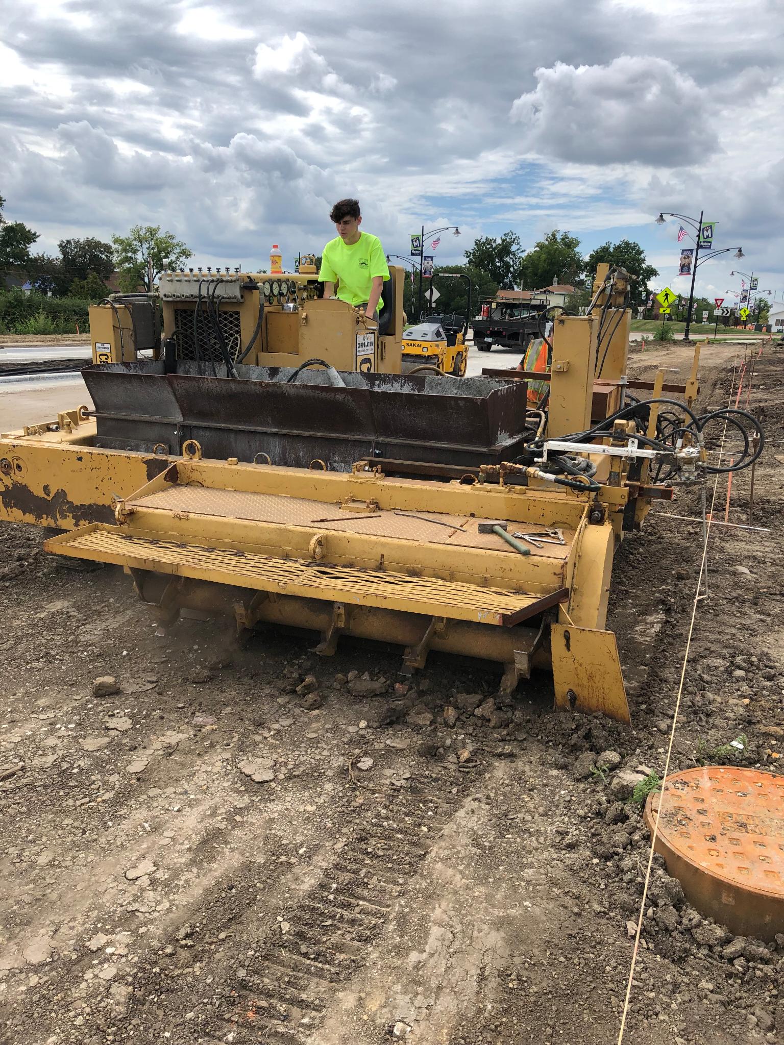 Parking lot construction