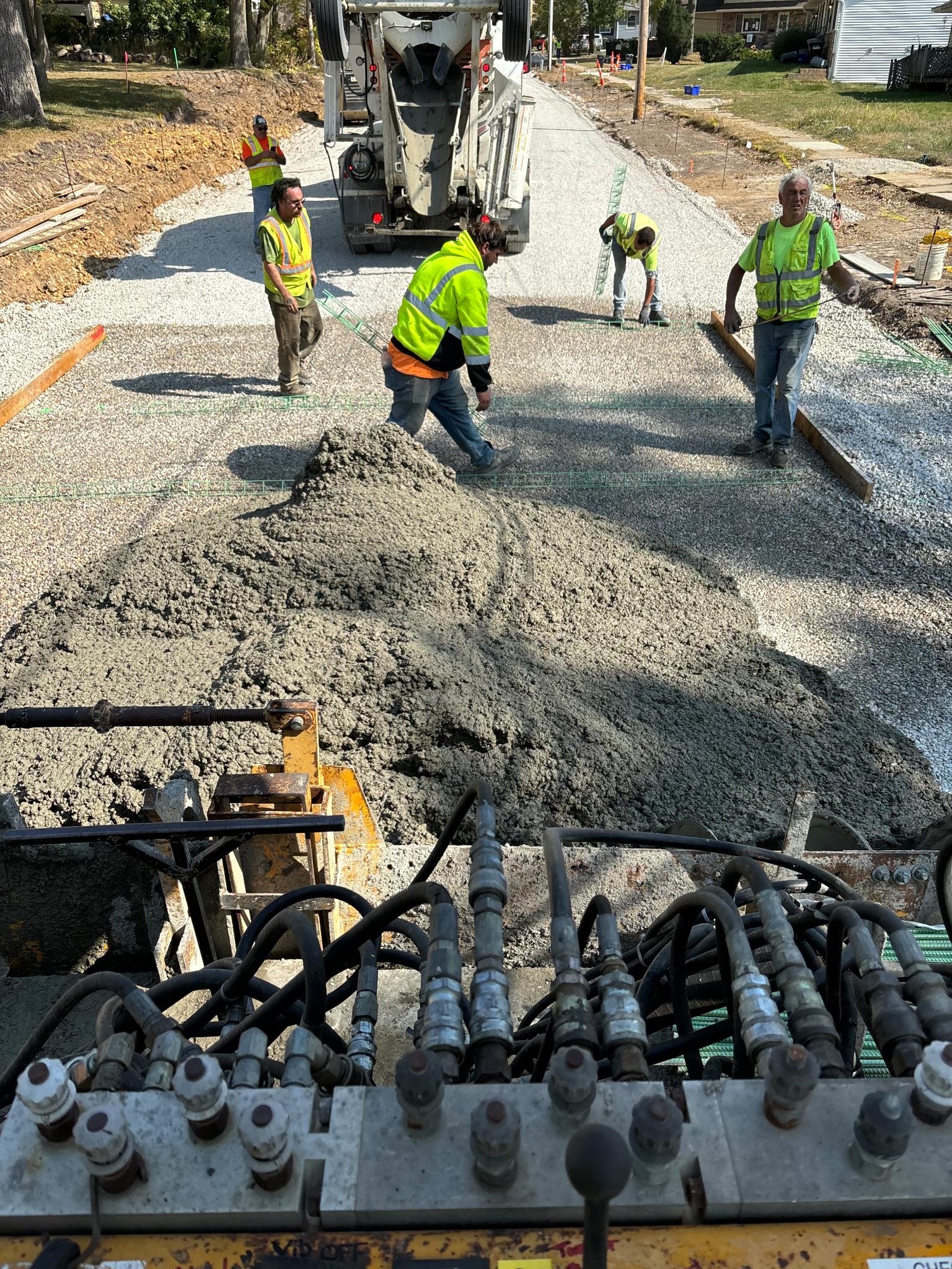 Completed road project